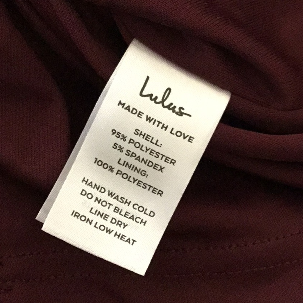 Lulus I'm Enchanted Burgundy Velvet Off-The-Shoulder Tulip Maxi Dress - Picture 6 of 6